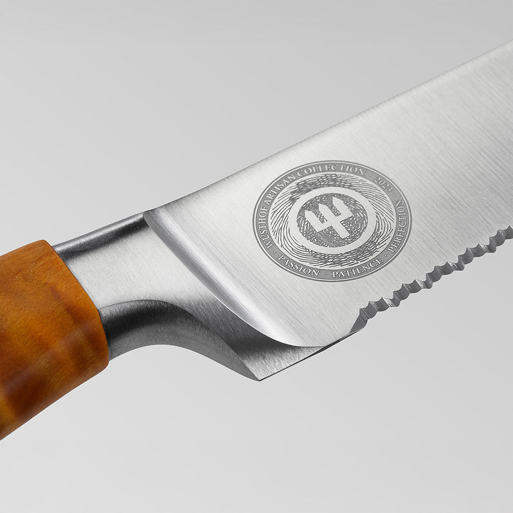 Precision Double-Serrated Bread Knife