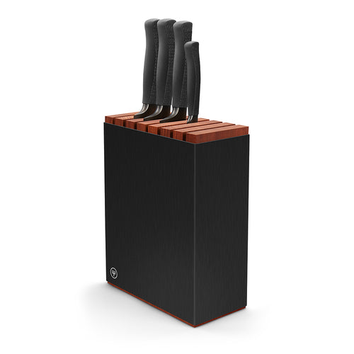 Black Knife Block Set 5 Piece