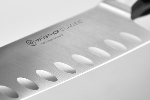 Chef's Knife with Hollows